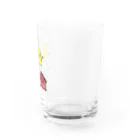 シャケのメンダコのニートちゃん　Ｆ Water Glass :right