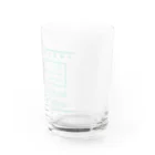 KARASUMA BARの10 spiritual letter 緑　　（陽） Water Glass :right