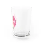 SANKAKU DESIGN STOREの僕らはただの動物。 赤 Water Glass :right