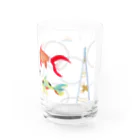 イワシの缶詰のschool debut Water Glass :right