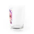 hugging love ＋《ハギング ラブ プラス》の+ Fete des fleurs 01《king Protea》 Water Glass :right