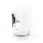 YASの心電図ハート Water Glass :right