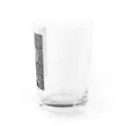Gatto69Rossoのlucky13 白黒 Water Glass :right