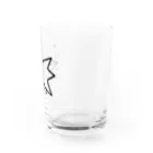 Cafe BAR カラスのCafeBARカラス　からす君ロゴ Water Glass :right