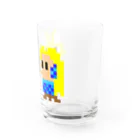 キャットＣのこうじょうけんがくのキャットC×アマビエ ドット Water Glass :right