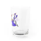 ほほらら工房 SUZURI支店のニンニンとジャージャー Water Glass :right