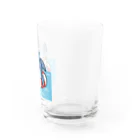 サメ わりとおもいのうきわでうかぶサメ Water Glass :right