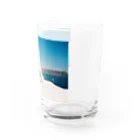 Photoshopのblue and white Water Glass :right