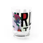 松や SUZURI店のBAD GRIL NEKOMATAのグッズ Water Glass :right