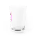 Lichtmuhleのももたちゃん似顔絵 Water Glass :right