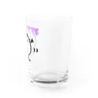 ちゅき亭。のでぷんねこ でびる Water Glass :right