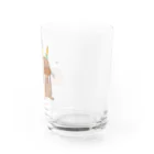 くりみそのおみせのかけられたセイウチ Water Glass :right