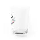 nakashinのこどもまんがベビー生誕記念（コウノトリ） Water Glass :right