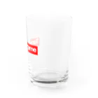 tamagame777のtamagameボックスロゴ赤 Water Glass :right