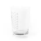 お腹すいたの鮭のことを考える熊 Water Glass :right