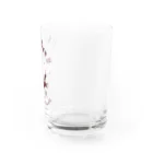 エガオーピンクのsuzuriショップの乾杯エガオーさん Water Glass :right
