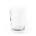 エガオーピンクのsuzuriショップの乾杯-クリアver. Water Glass :right