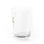 クアッカワラビーくんの日常＆あしゆびふれんず公式グッズのあしゆびらいおん(ブルー) Water Glass :right