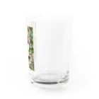 yotarosuzuriのお庭のお花ちゃんエビネ Water Glass :right