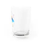 蜏【 石龍子堂-TOKAGEDO-】のイチゴヤドクガエル Water Glass :right