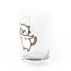 おはぎ雑貨店のなかよし Water Glass :right