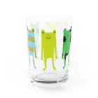 かよくらふと kayo's craft shopのカエル3 Water Glass :right