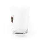 YellowJupのYJ 蝶ネクBOXロゴ グラス Water Glass :right