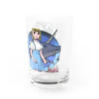 kaeruco(* 皿 *)のユニコーンイルカと角と牙 Water Glass :right
