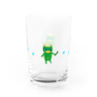 おばけ商店のおばけグラス＜河童ときゅうり・ちぎり絵＞ Water Glass :right