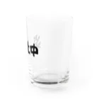 風天工房の炎上中（黒） Water Glass :right