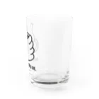 あおいろらじおの"コーヒーは死なせない"C Water Glass :right