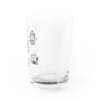 サウナ好きのカワウソのサウナ好きのカワウソがいっぱい Water Glass :right