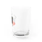 nemunoki paper itemの幸せの黒猫 Water Glass :right