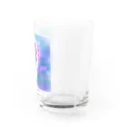 ぱんだうさぎ亭リズの花粉症告知のアマビエ様 Water Glass :right