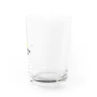 小太りのロゴ入りビアグラス  Water Glass :right