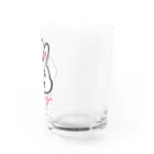 『卯のえほん』   〜えほんカフェ「うさぎの絵本」のオンラインショップ〜の「usagi」グラス Water Glass :right