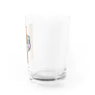 ガトーショコラ評論家のSUZURIの水色かば Water Glass :right
