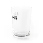 サエタロのお店/SUZURI店のトラchanビール-black Water Glass :right