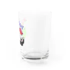 みらケロのお寿司を楽しむカエルくん Water Glass :right