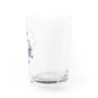 犬グッズの店しえるぶるーのかき氷ワンちゃん　氷イチゴ　ペキニーズ　ホワイト Water Glass :right