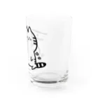 こめひとつぶ。のゆるねこさんとひよこさん。 Water Glass :right