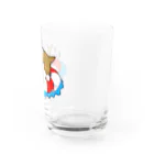 滝さんちの6コギ(コーギー)のプカプカ浮かぶ空(くう) Water Glass :right