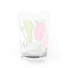 nascos.のピンクのチューリップ Water Glass :right