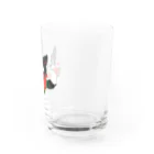 滝さんちの6コギ(コーギー)のスイカにかぶりつく帆(セイル) Water Glass :right