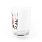 Plumsanのむっきーちゃん（茶） Water Glass :right