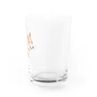 FURUTORI SHOPの透明水彩のコーギー グラス右面