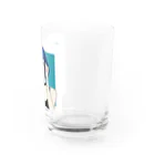 ガールズルームの青ショートさん Water Glass :right