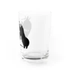 5corgisのI LOVE YOU CORGI Water Glass :right