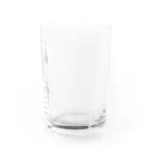 プリズモリイの箱の魔法少女のゆめかわステッキ&パステルカラーの魔法玉石～ストライプ～ Water Glass :right