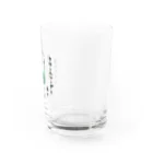 まりりそのウサかえるさんとクリームソーダ(文字あり) Water Glass :right